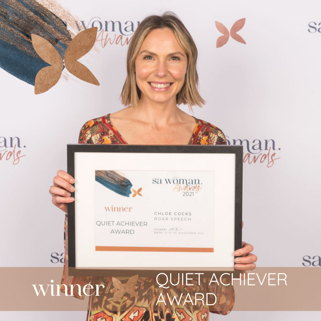 Meet the Winner of the Quiet Achiever Award for 2021 - Chloe Cocks from Roar Speech.