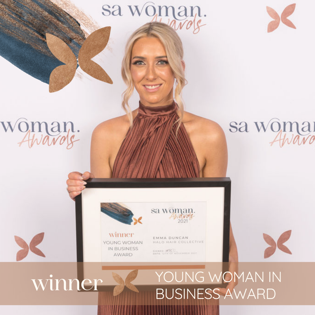 Meet the Winner of the Young Woman in Business Award for 2021 - Emma Duncan from Halo Hair Collective